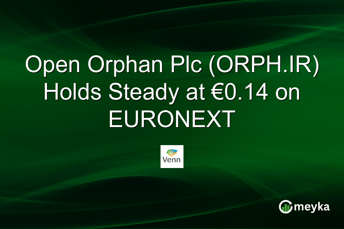 Open Orphan Plc (ORPH.IR) Holds Steady at €0.14 on EURONEXT
