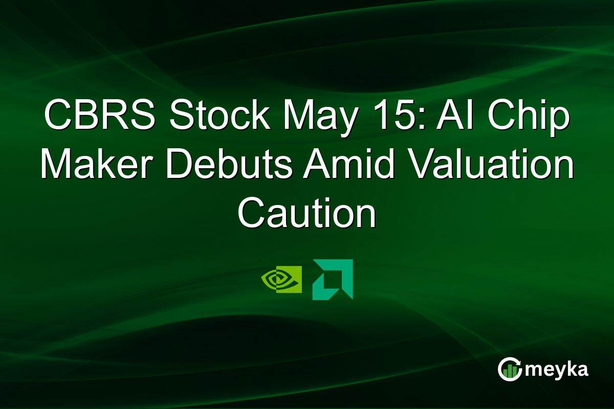CBRS Stock May 15: AI Chip Maker Debuts Amid Valuation Caution