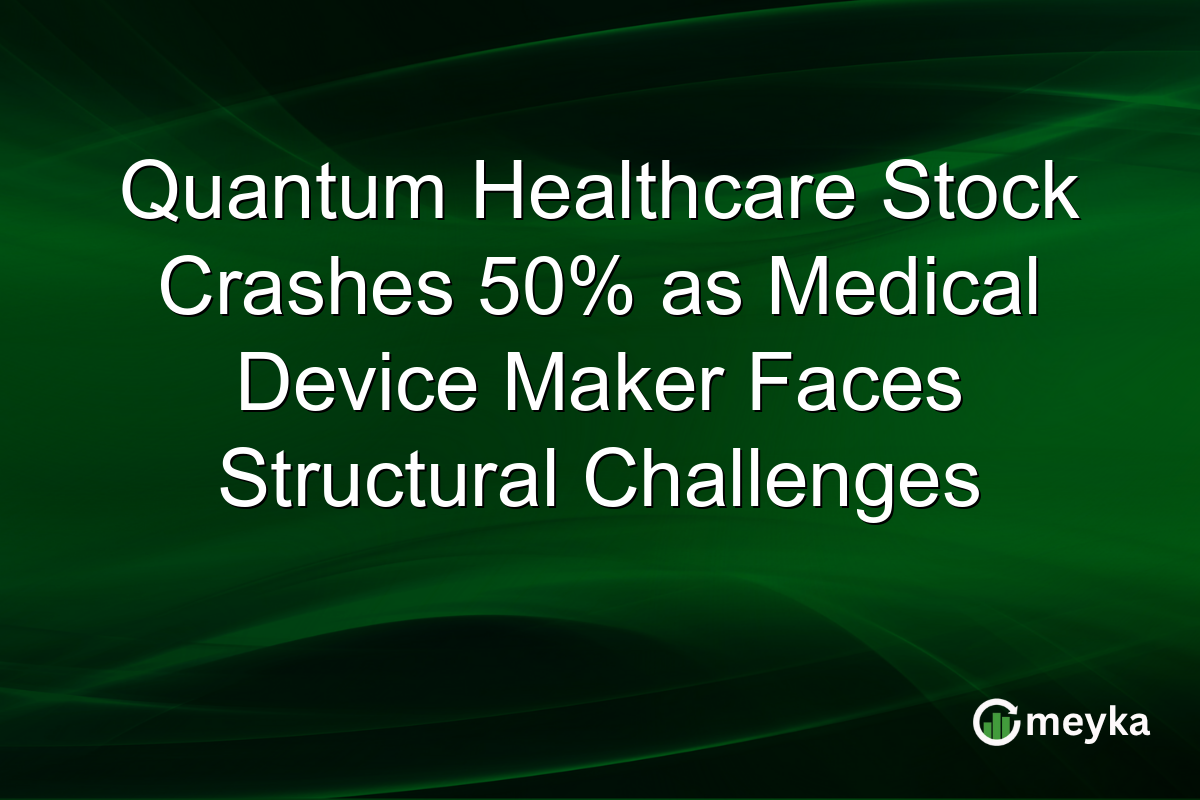 Quantum Healthcare Stock Crashes 50% as Medical Device Maker Faces Structural Challenges