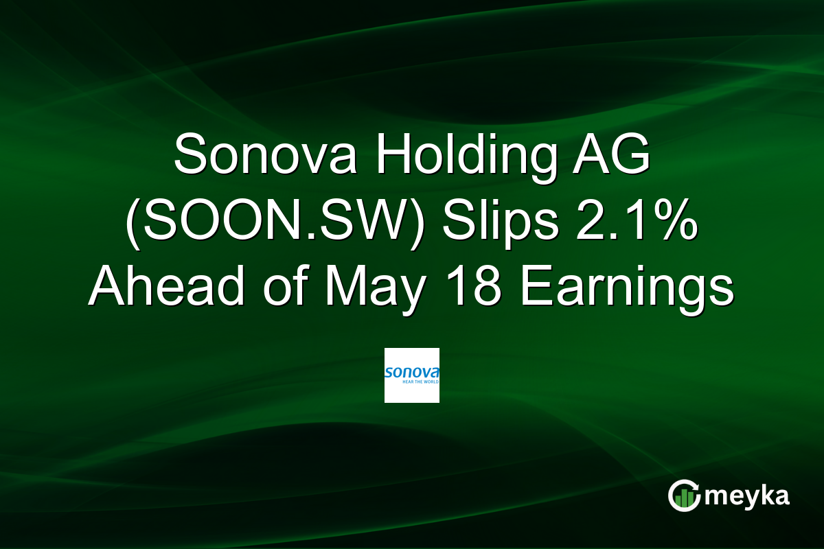 Sonova Holding AG (SOON.SW) Slips 2.1% Ahead of May 18 Earnings