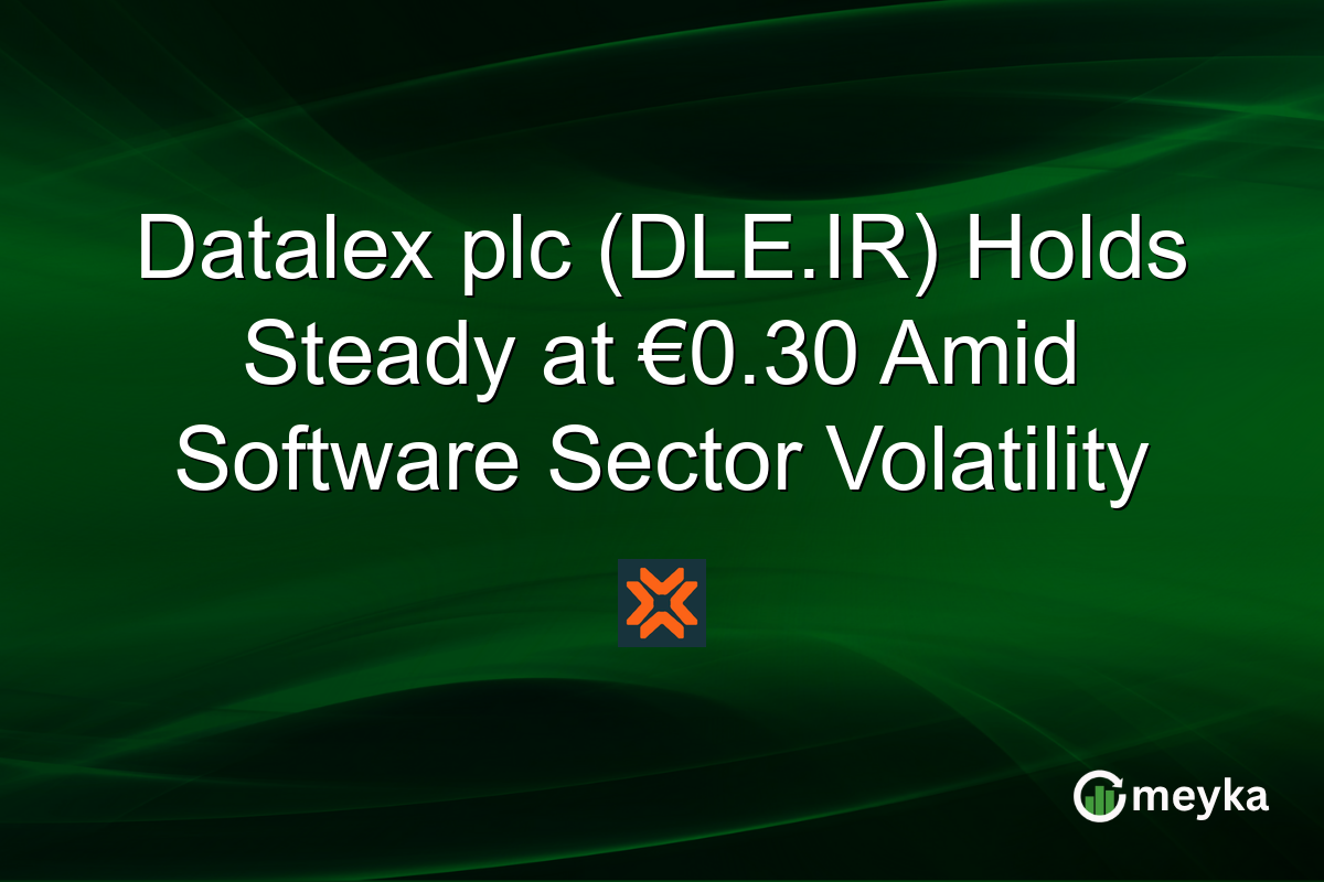 Datalex plc (DLE.IR) Holds Steady at €0.30 Amid Software Sector Volatility