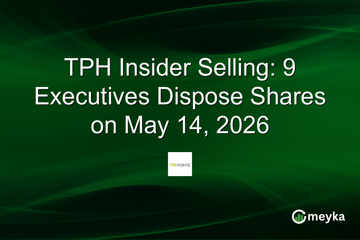 TPH Insider Selling: 9 Executives Dispose Shares on May 14, 2026