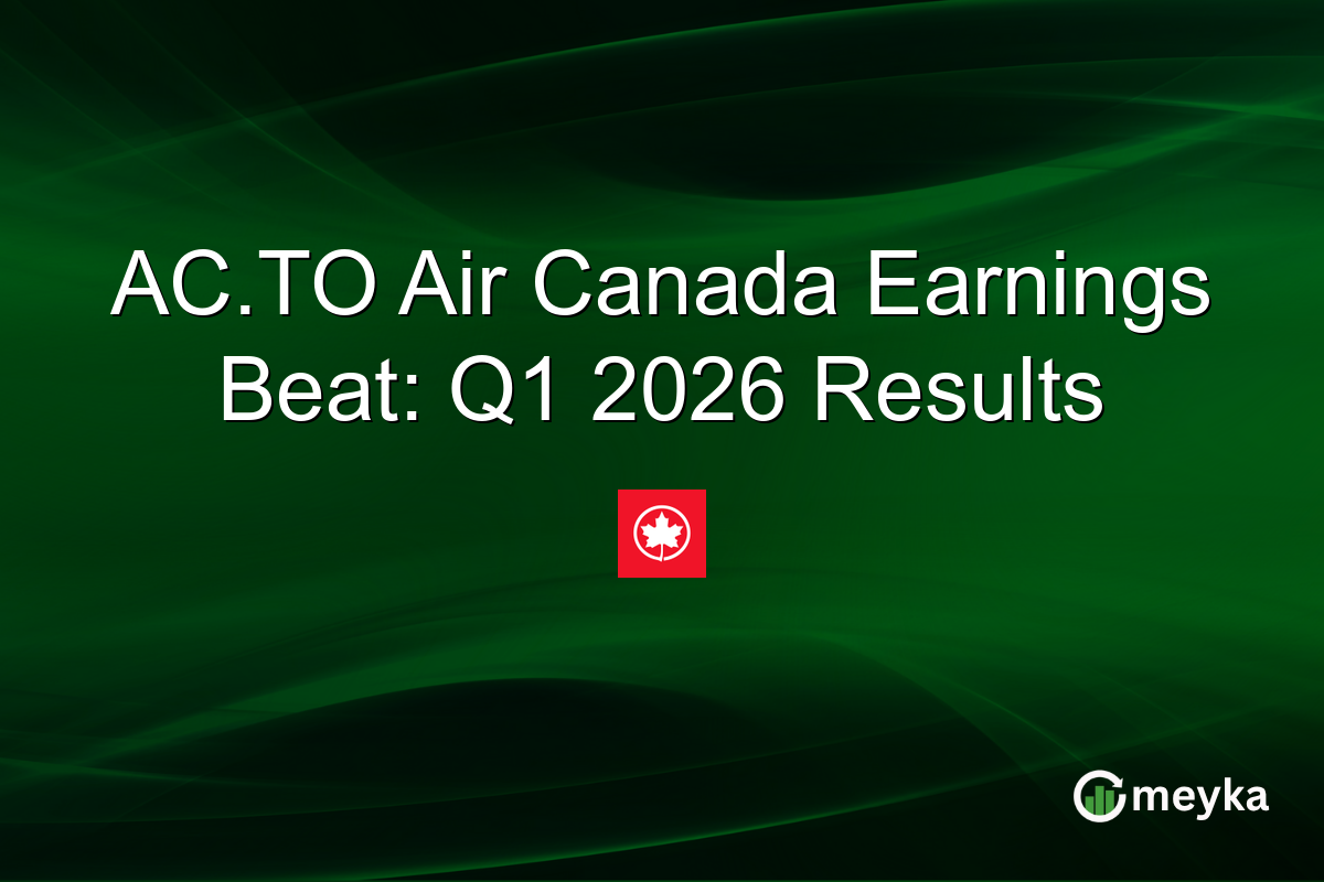AC.TO Air Canada Earnings Beat: Q1 2026 Results