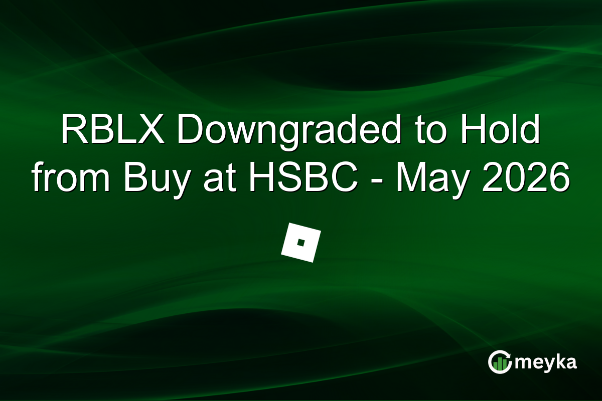 RBLX Downgraded to Hold from Buy at HSBC – May 2026