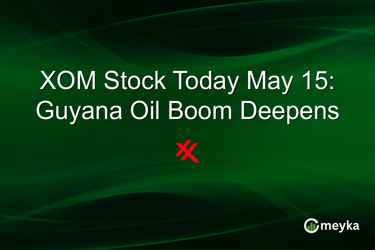 XOM Stock Today May 15: Guyana Oil Boom Deepens