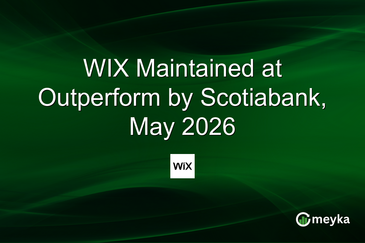 WIX Maintained at Outperform by Scotiabank, May 2026