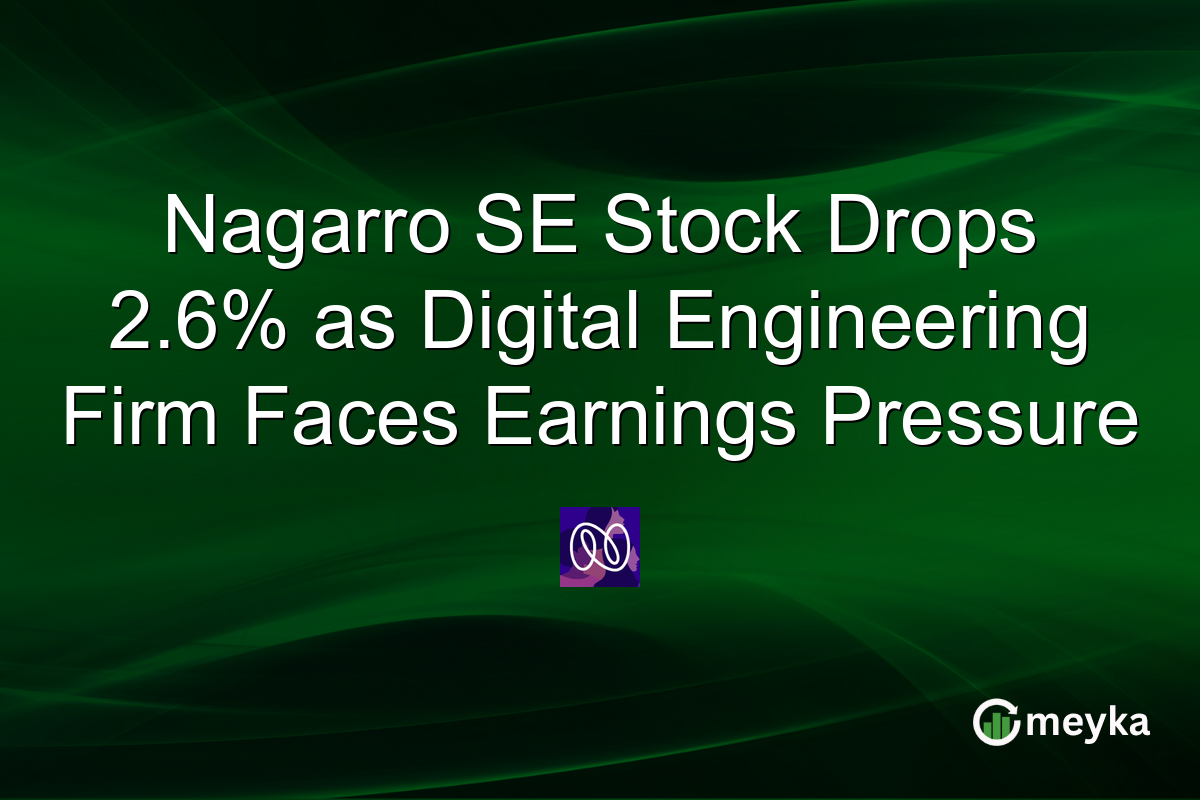 Nagarro SE Stock Drops 2.6% as Digital Engineering Firm Faces Earnings Pressure