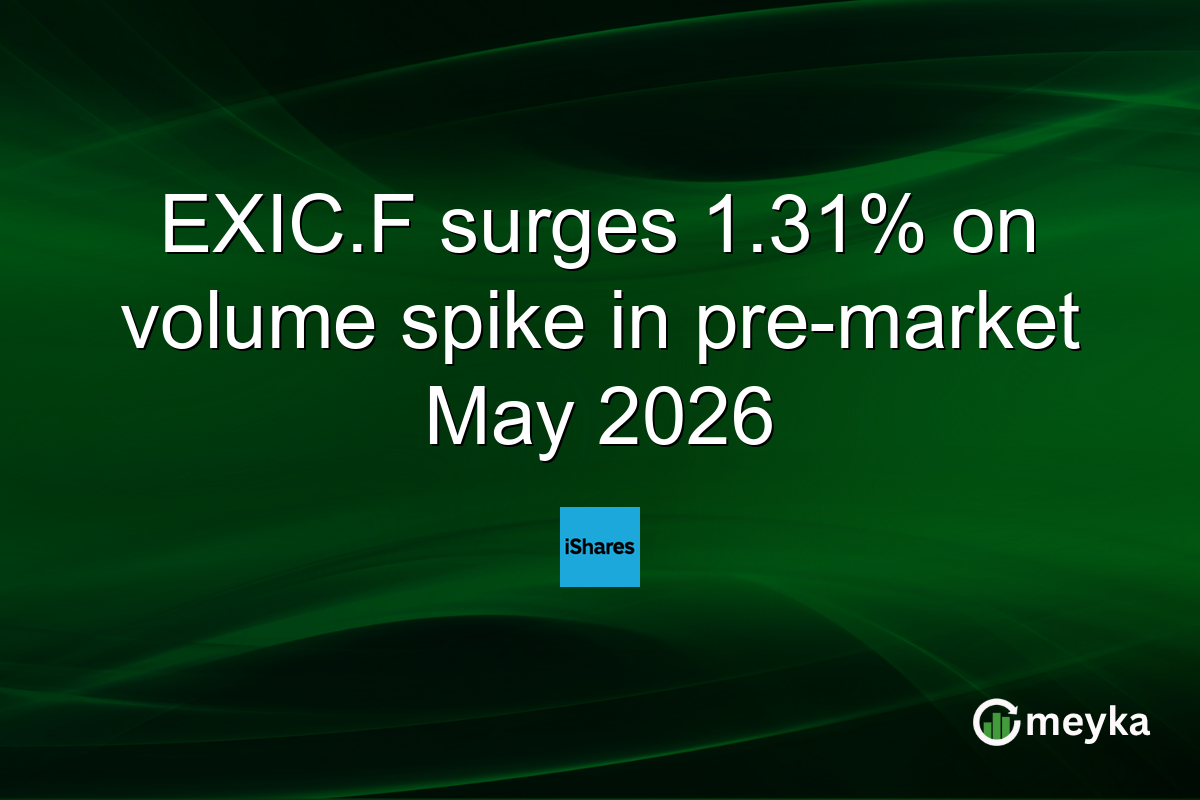 EXIC.F surges 1.31% on volume spike in pre-market May 2026