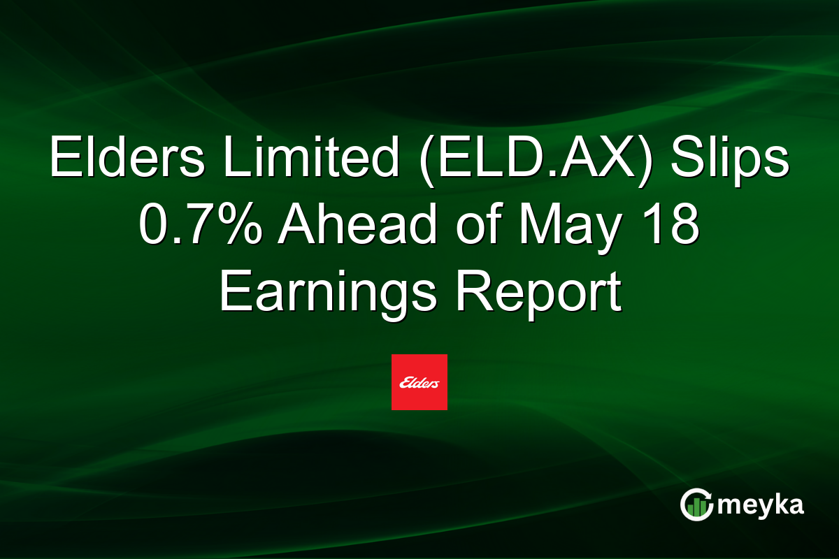 Elders Limited (ELD.AX) Slips 0.7% Ahead of May 18 Earnings Report