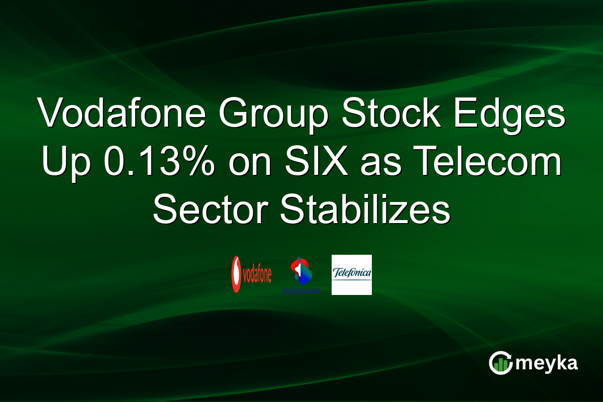 Vodafone Group Stock Edges Up 0.13% on SIX as Telecom Sector Stabilizes