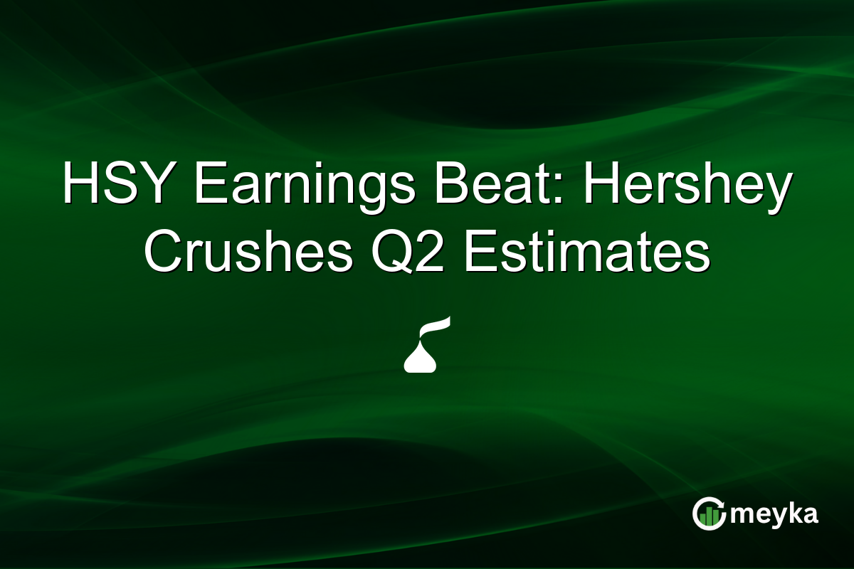HSY Earnings Beat: Hershey Crushes Q2 Estimates