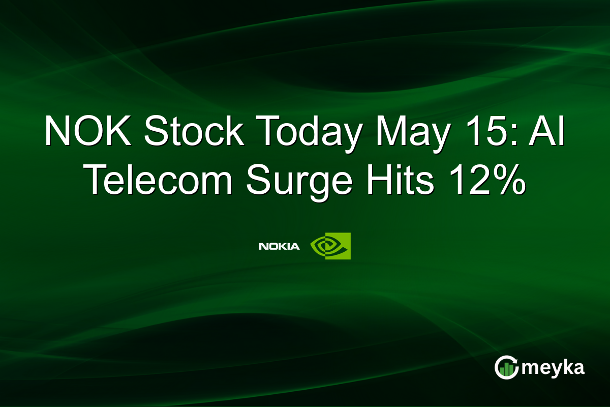 NOK Stock Today May 15: AI Telecom Surge Hits 12%