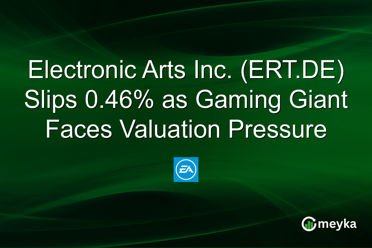 Electronic Arts Inc. (ERT.DE) Slips 0.46% as Gaming Giant Faces Valuation Pressure
