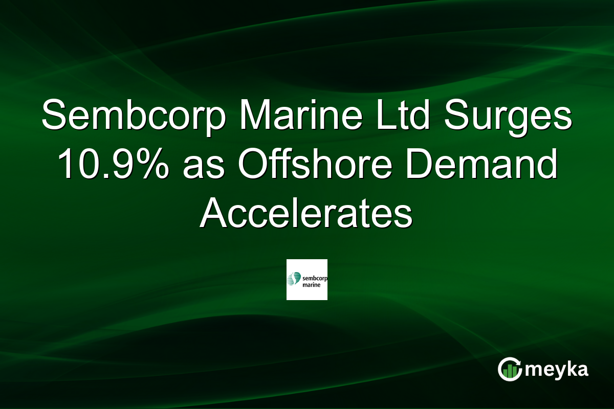 Sembcorp Marine Ltd Surges 10.9% as Offshore Demand Accelerates