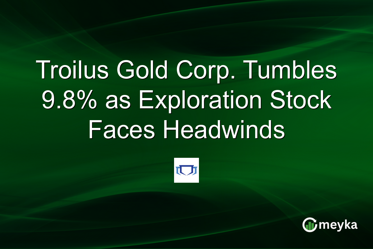 Troilus Gold Corp. Tumbles 9.8% as Exploration Stock Faces Headwinds