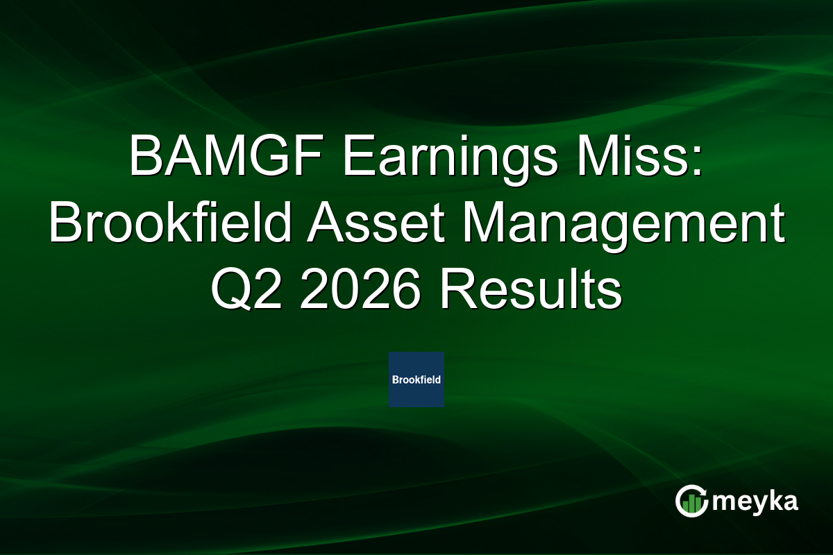 BAMGF Earnings Miss: Brookfield Asset Management Q2 2026 Results