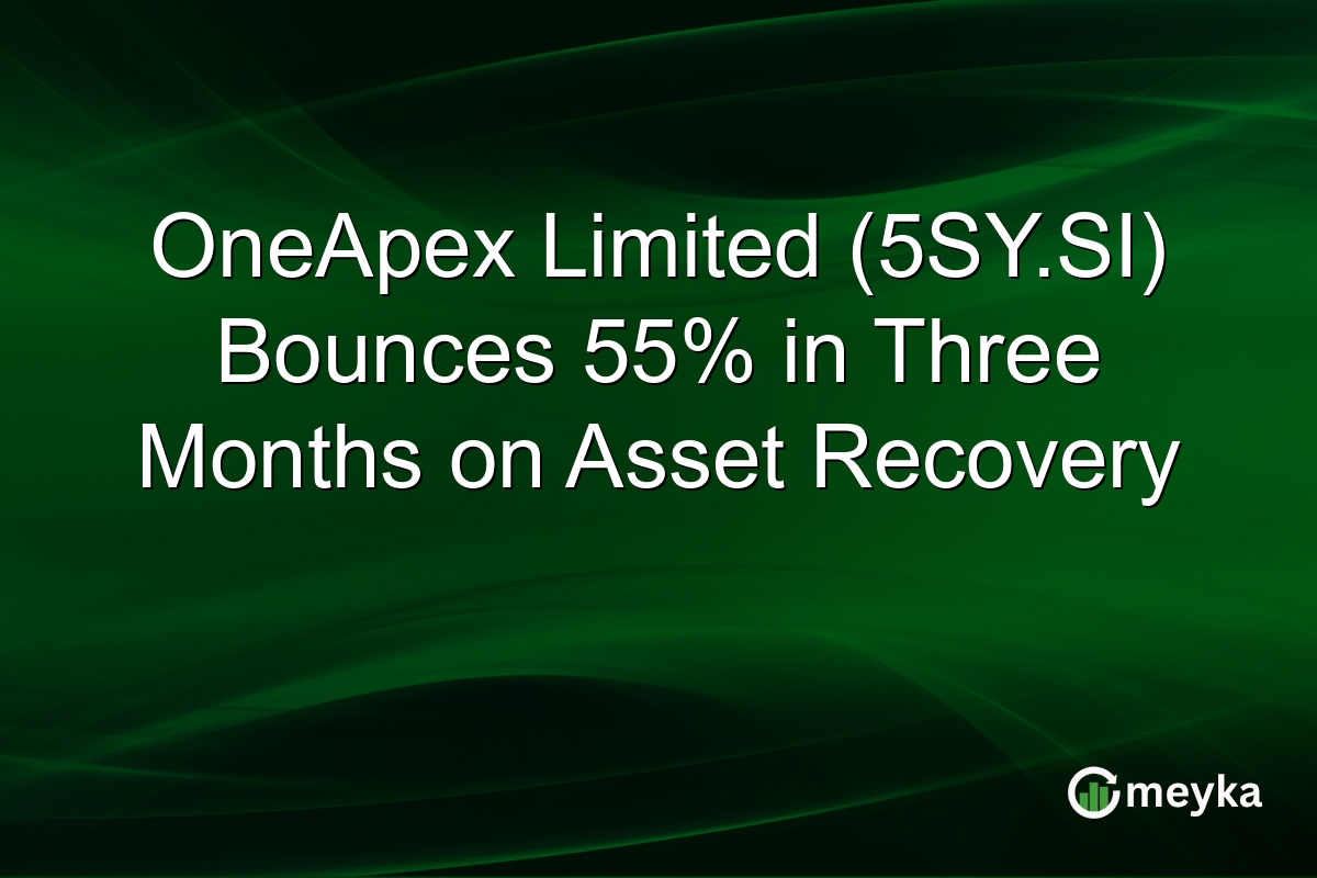 OneApex Limited (5SY.SI) Bounces 55% in Three Months on Asset Recovery
