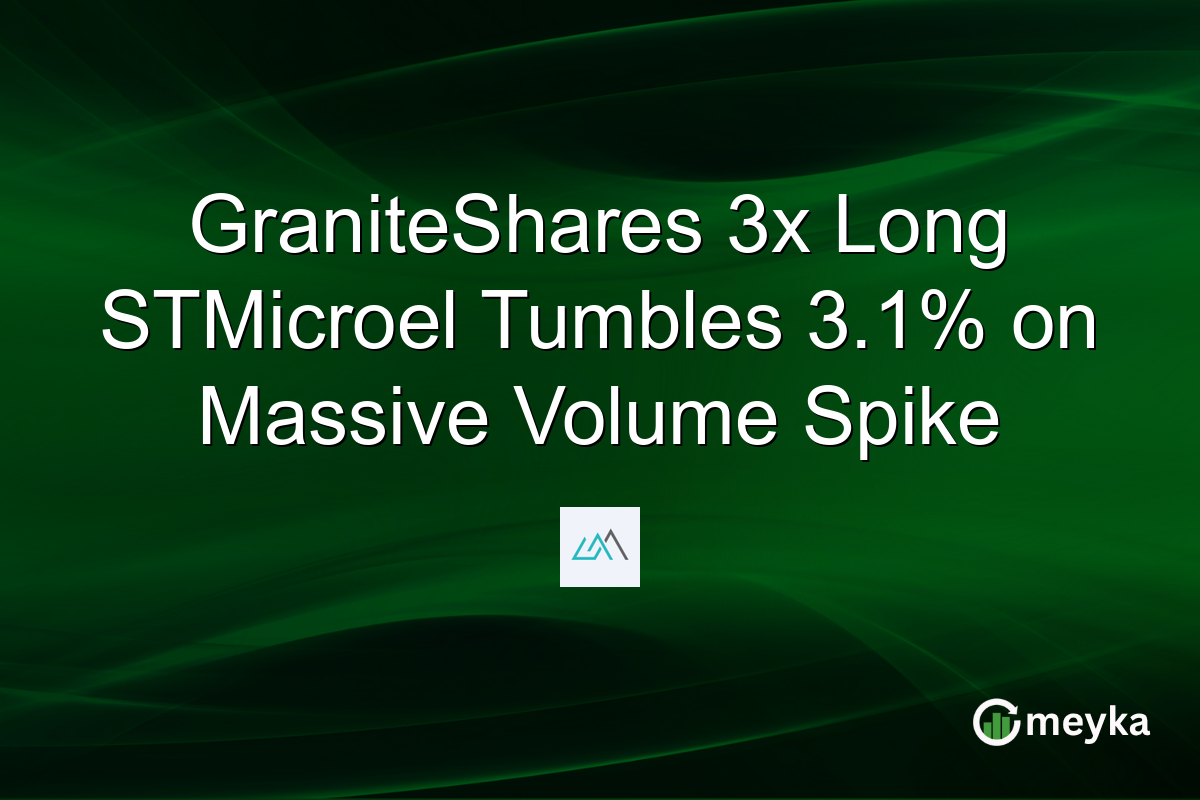 GraniteShares 3x Long STMicroel Tumbles 3.1% on Massive Volume Spike