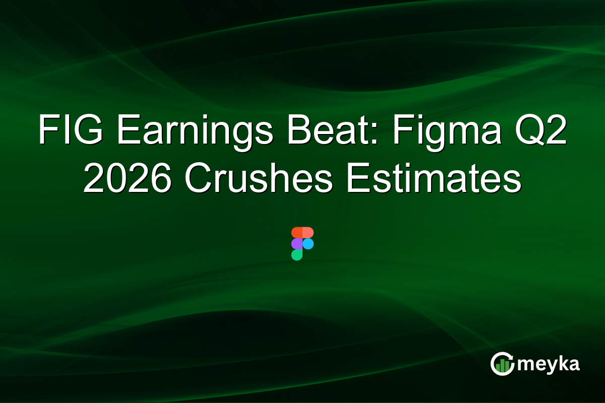 FIG Earnings Beat: Figma Q2 2026 Crushes Estimates