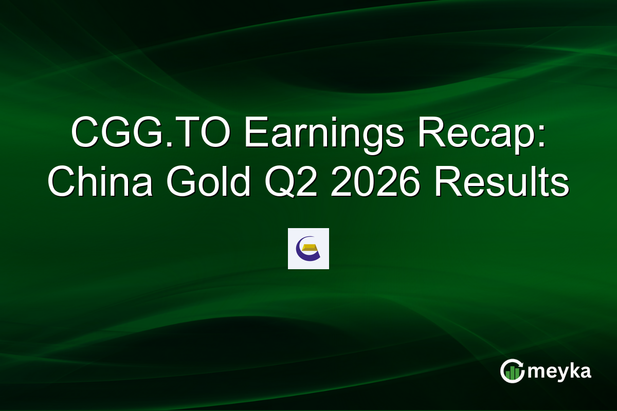 CGG.TO Earnings Recap: China Gold Q2 2026 Results