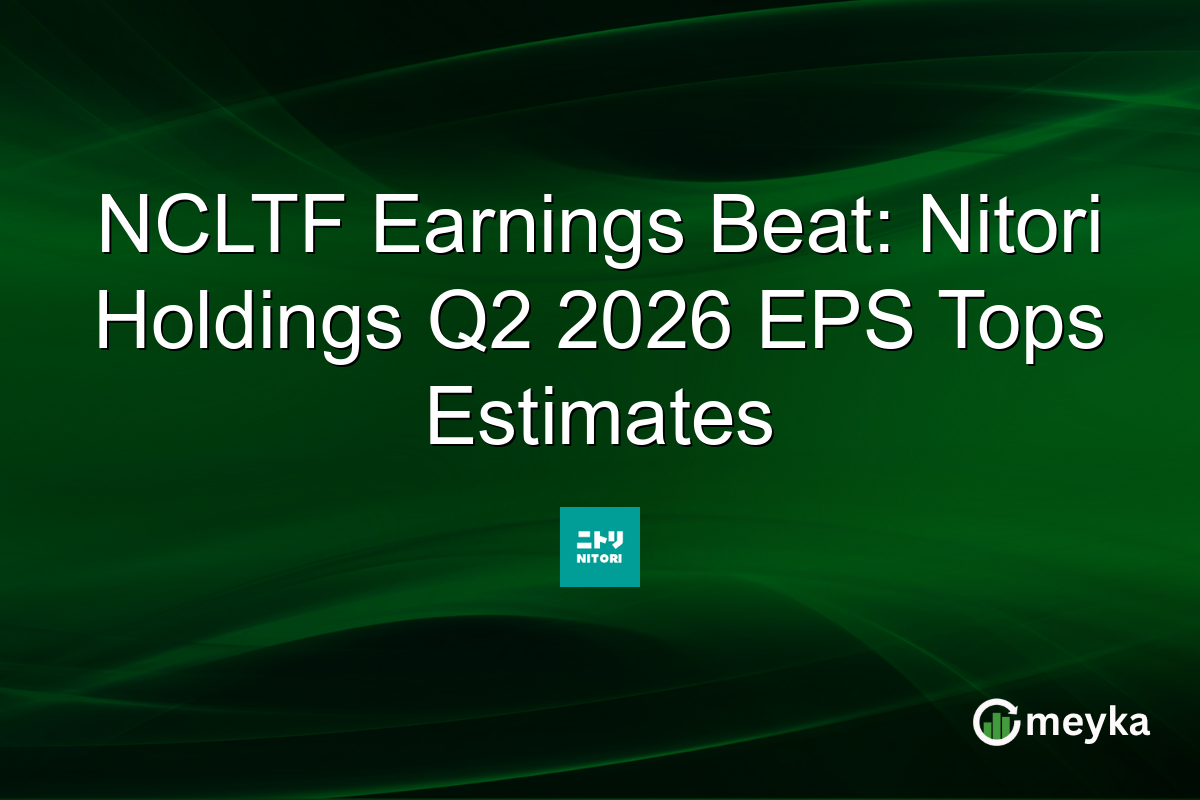 NCLTF Earnings Beat: Nitori Holdings Q2 2026 EPS Tops Estimates