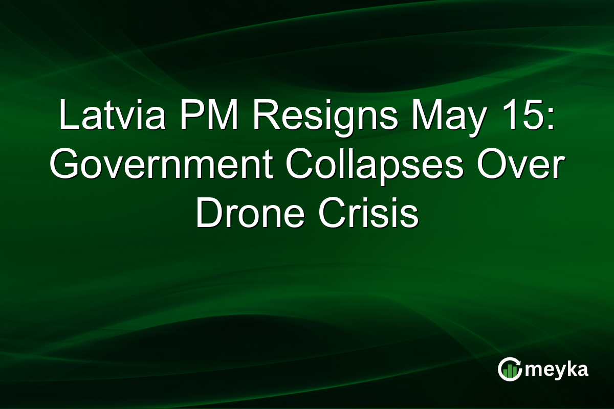 Latvia PM Resigns May 15: Government Collapses Over Drone Crisis