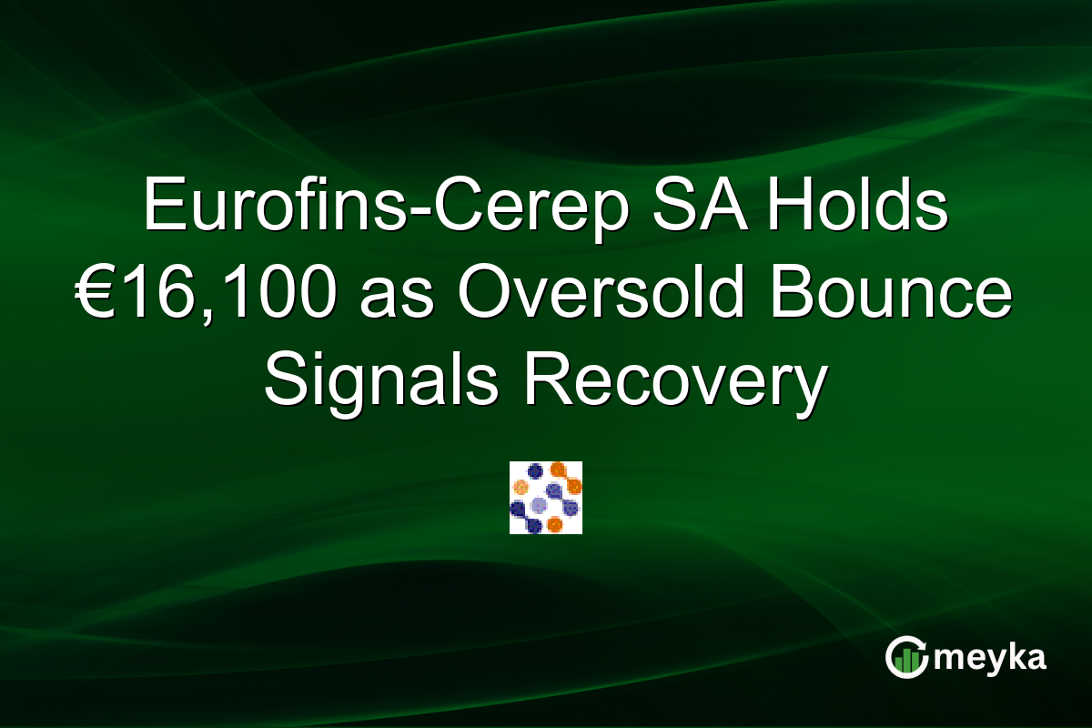 Eurofins-Cerep SA Holds €16,100 as Oversold Bounce Signals Recovery
