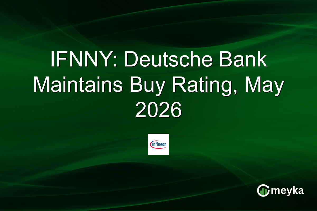 IFNNY: Deutsche Bank Maintains Buy Rating, May 2026