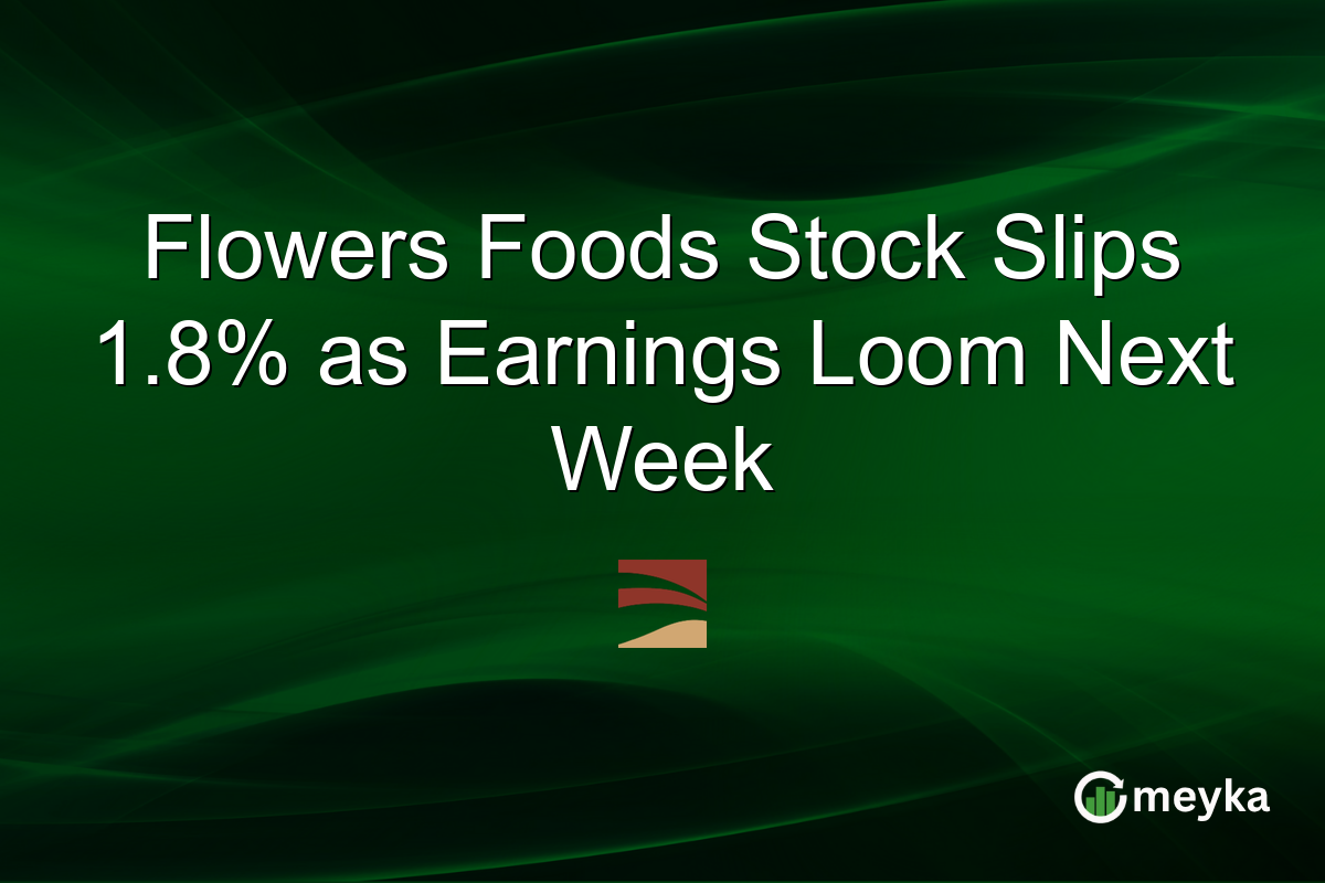 Flowers Foods Stock Slips 1.8% as Earnings Loom Next Week