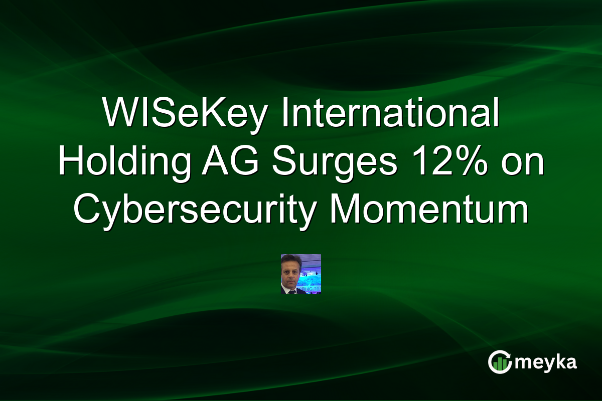 WISeKey International Holding AG Surges 12% on Cybersecurity Momentum