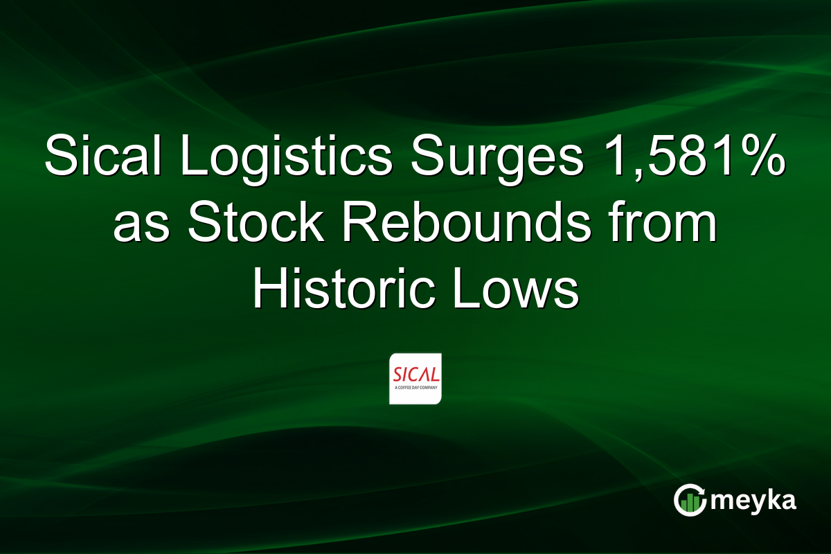 Sical Logistics Surges 1,581% as Stock Rebounds from Historic Lows
