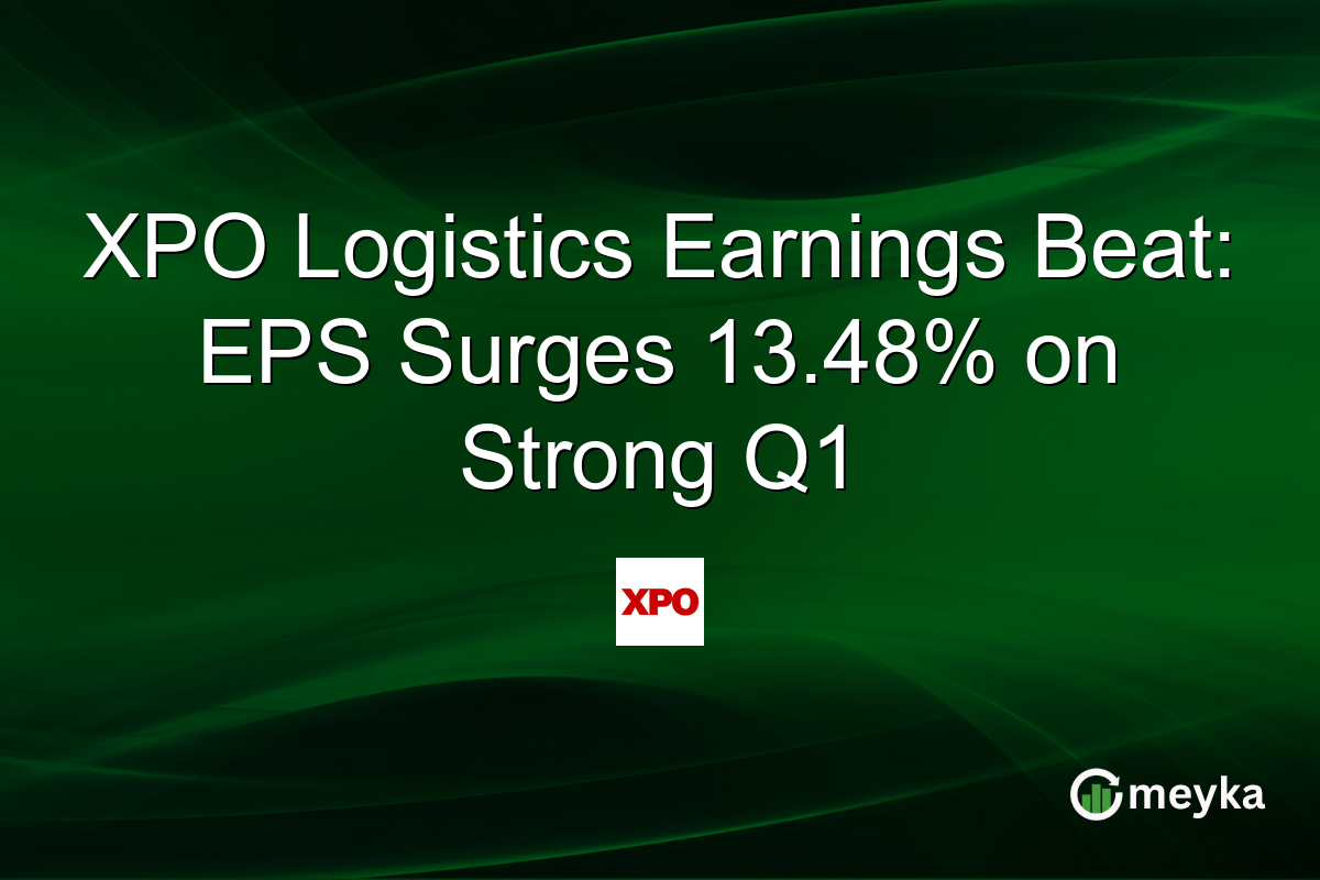 XPO Logistics Earnings Beat: EPS Surges 13.48% on Strong Q1