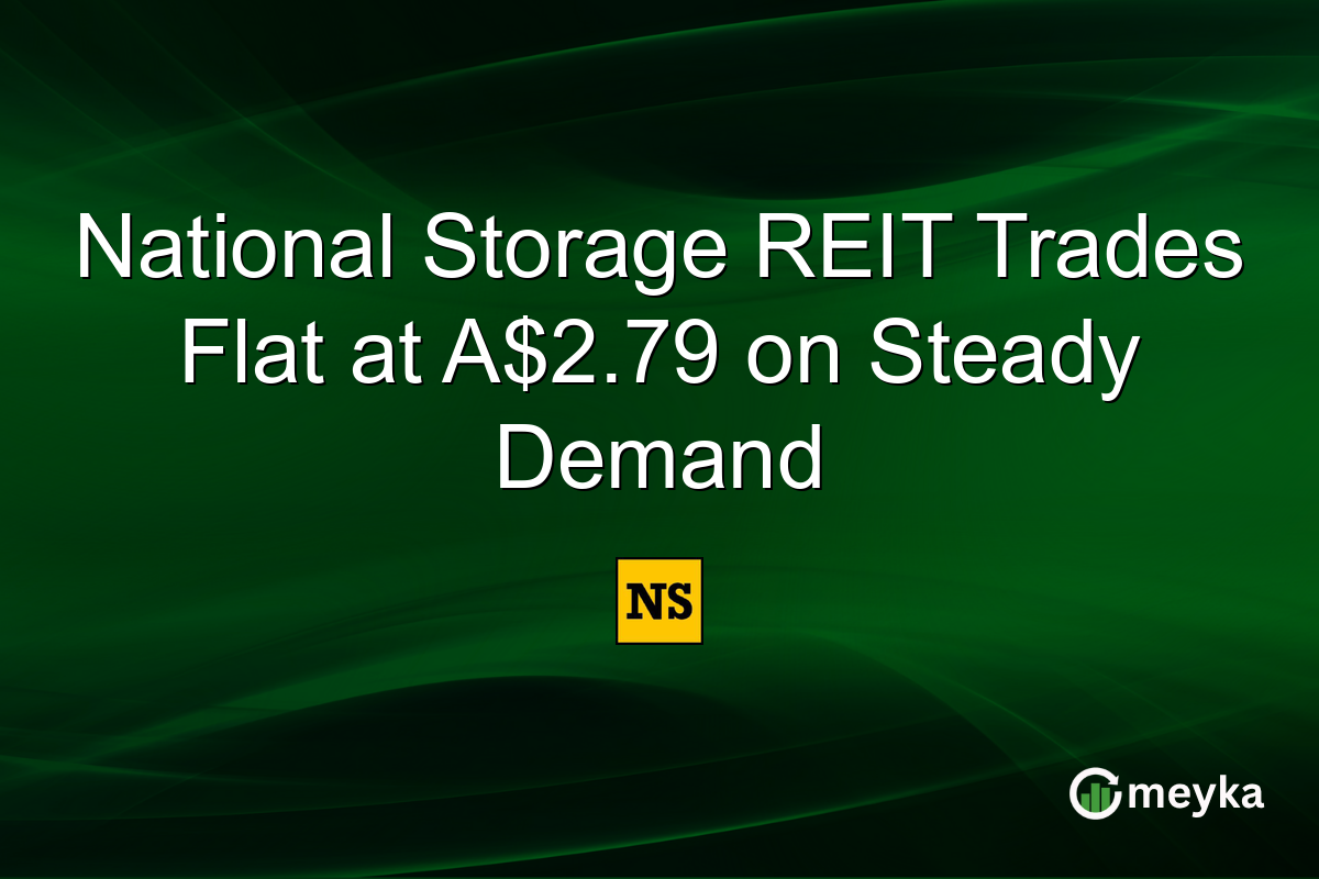 National Storage REIT Trades Flat at A$2.79 on Steady Demand