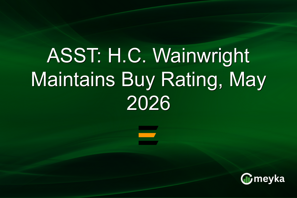 ASST: H.C. Wainwright Maintains Buy Rating, May 2026