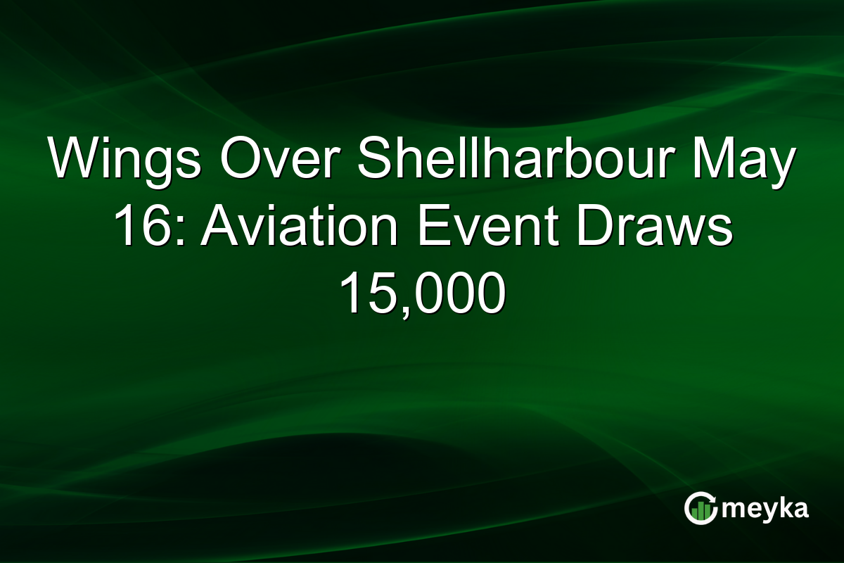 Wings Over Shellharbour May 16: Aviation Event Draws 15,000