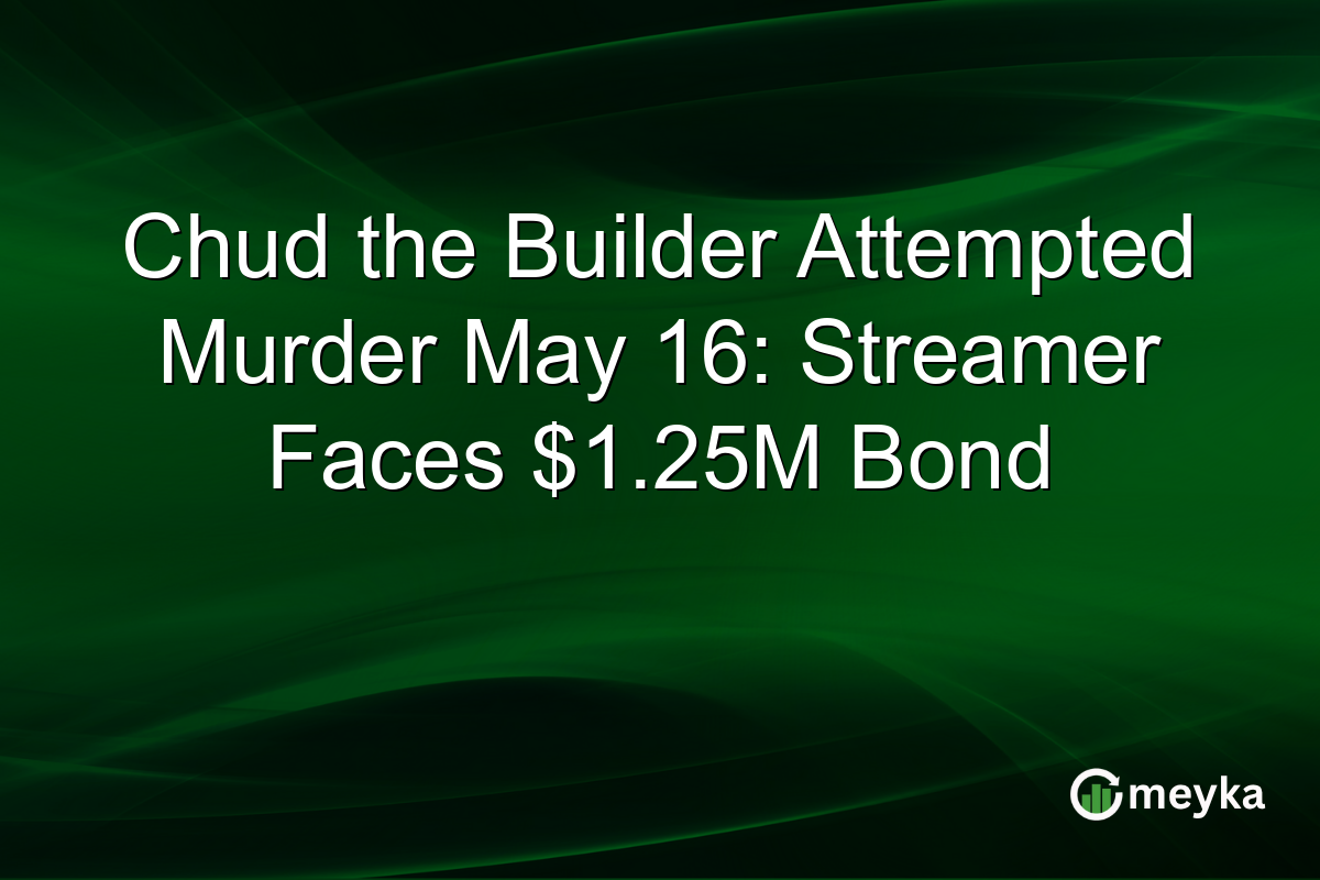 Chud the Builder Attempted Murder May 16: Streamer Faces $1.25M Bond
