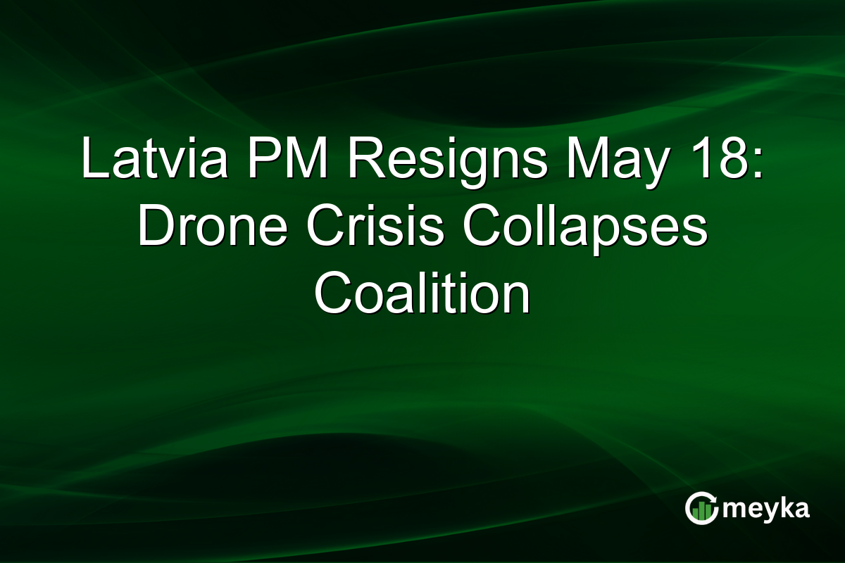 Latvia PM Resigns May 18: Drone Crisis Collapses Coalition