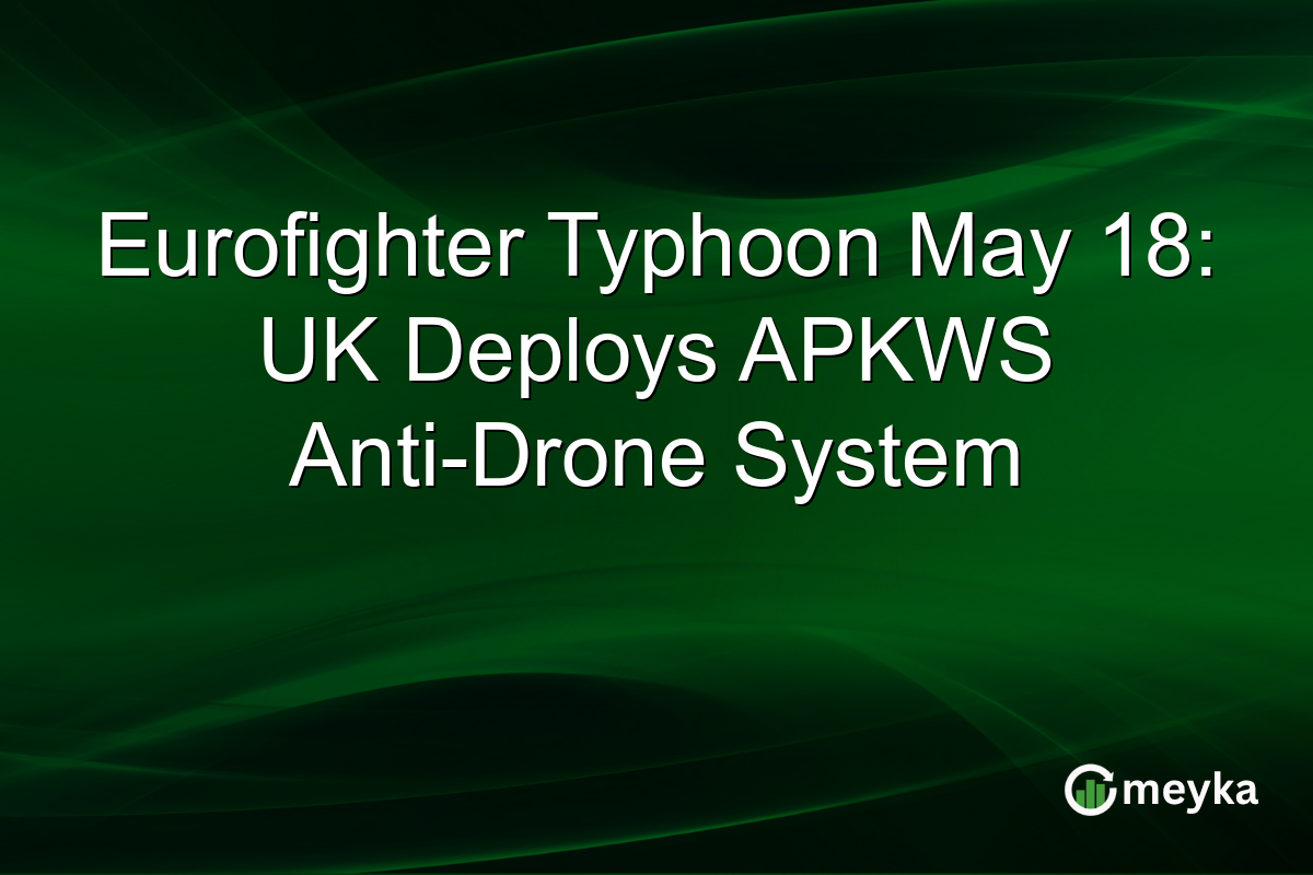 Eurofighter Typhoon May 18: UK Deploys APKWS Anti-Drone System