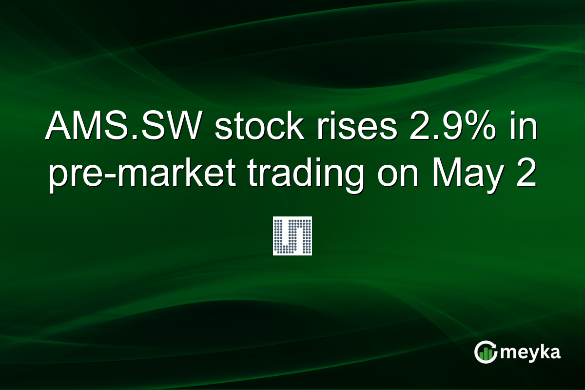 AMS.SW stock rises 2.9% in pre-market trading on May 2