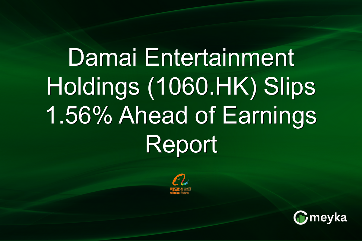 Damai Entertainment Holdings (1060.HK) Slips 1.56% Ahead of Earnings Report