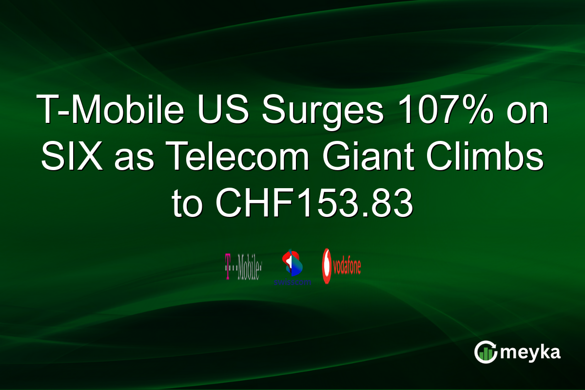 T-Mobile US Surges 107% on SIX as Telecom Giant Climbs to CHF153.83