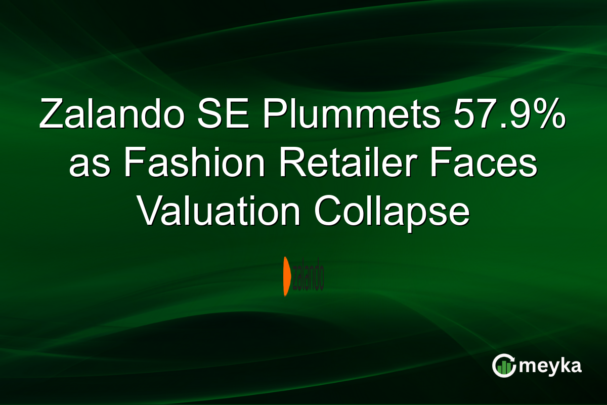 Zalando SE Plummets 57.9% as Fashion Retailer Faces Valuation Collapse