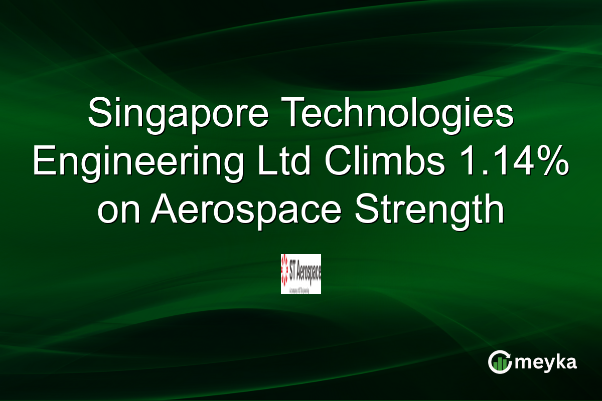 Singapore Technologies Engineering Ltd Climbs 1.14% on Aerospace Strength