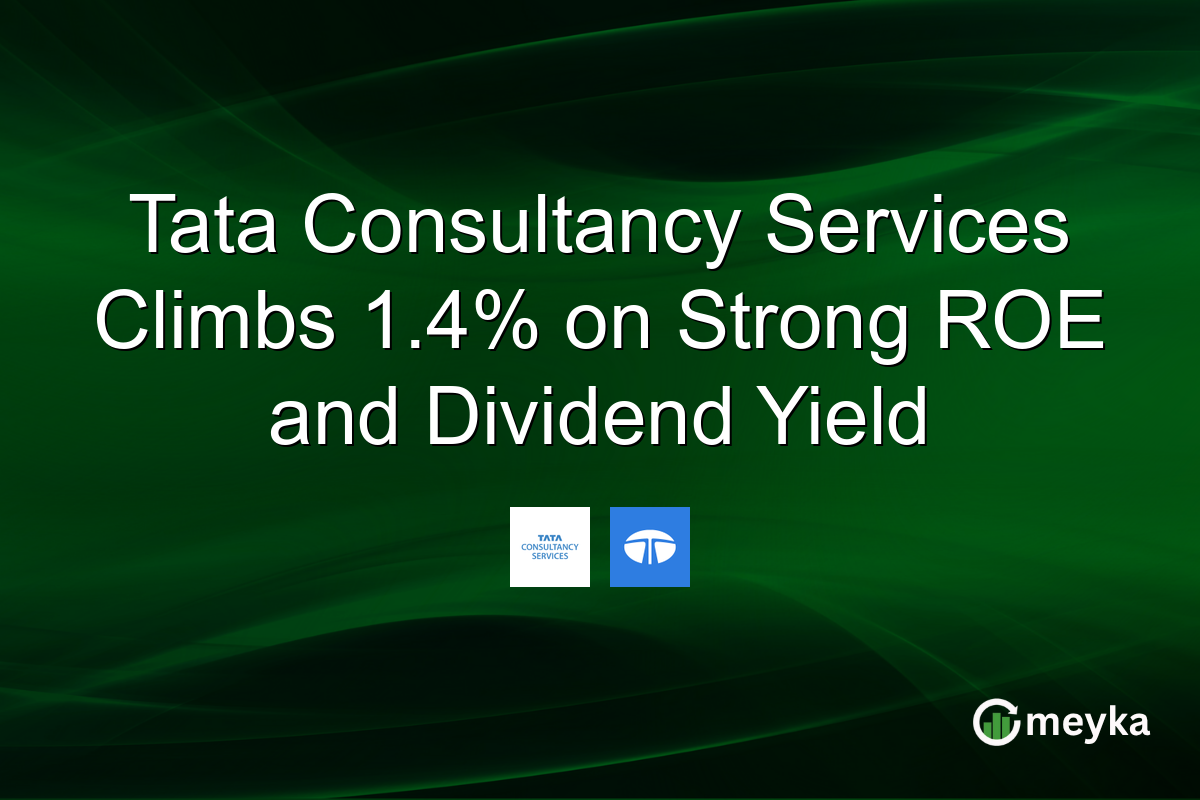 Tata Consultancy Services Climbs 1.4% on Strong ROE and Dividend Yield