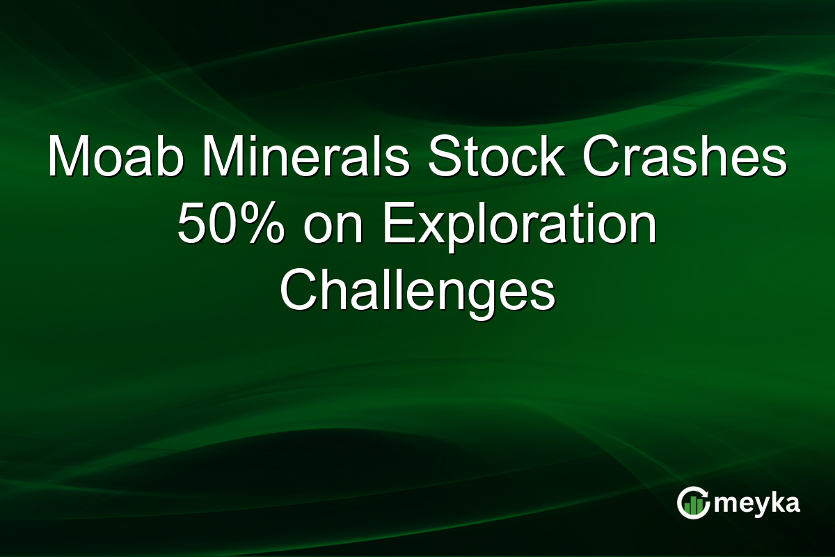 Moab Minerals Stock Crashes 50% on Exploration Challenges