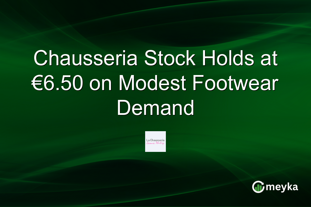 Chausseria Stock Holds at €6.50 on Modest Footwear Demand