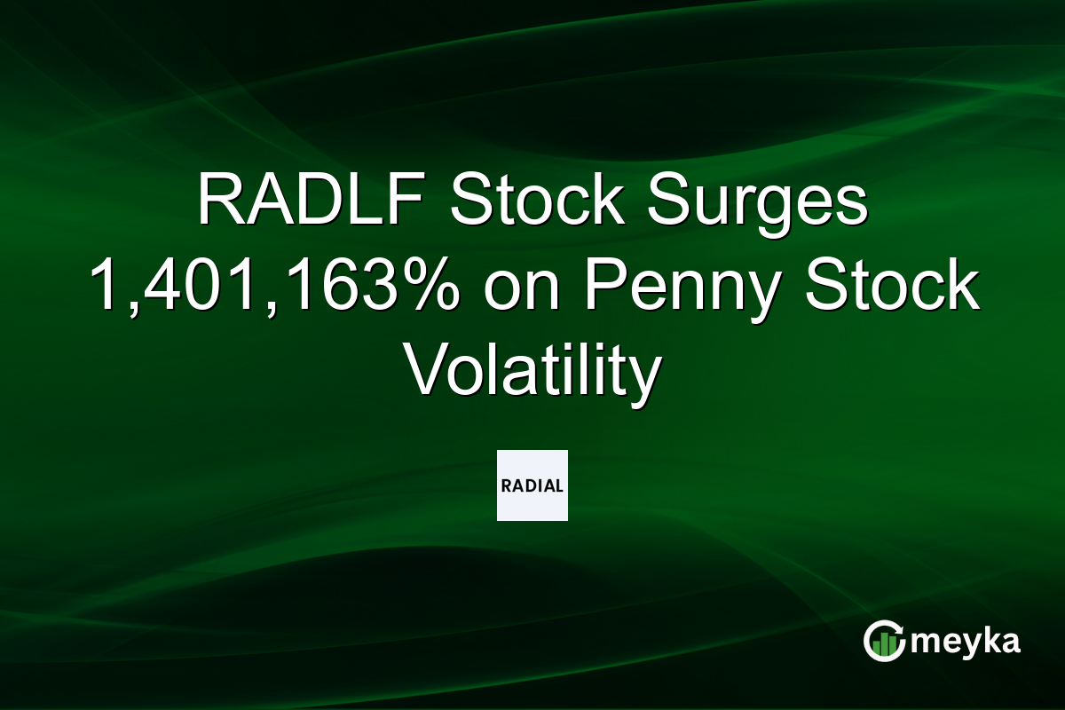 RADLF Stock Surges 1,401,163% on Penny Stock Volatility