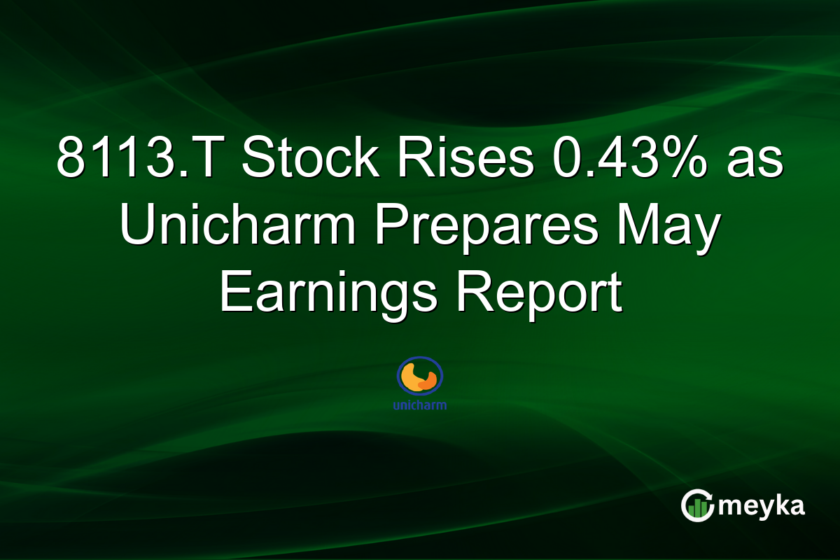 8113.T Stock Rises 0.43% as Unicharm Prepares May Earnings Report