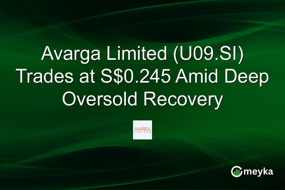 Avarga Limited (U09.SI) Trades at S$0.245 Amid Deep Oversold Recovery