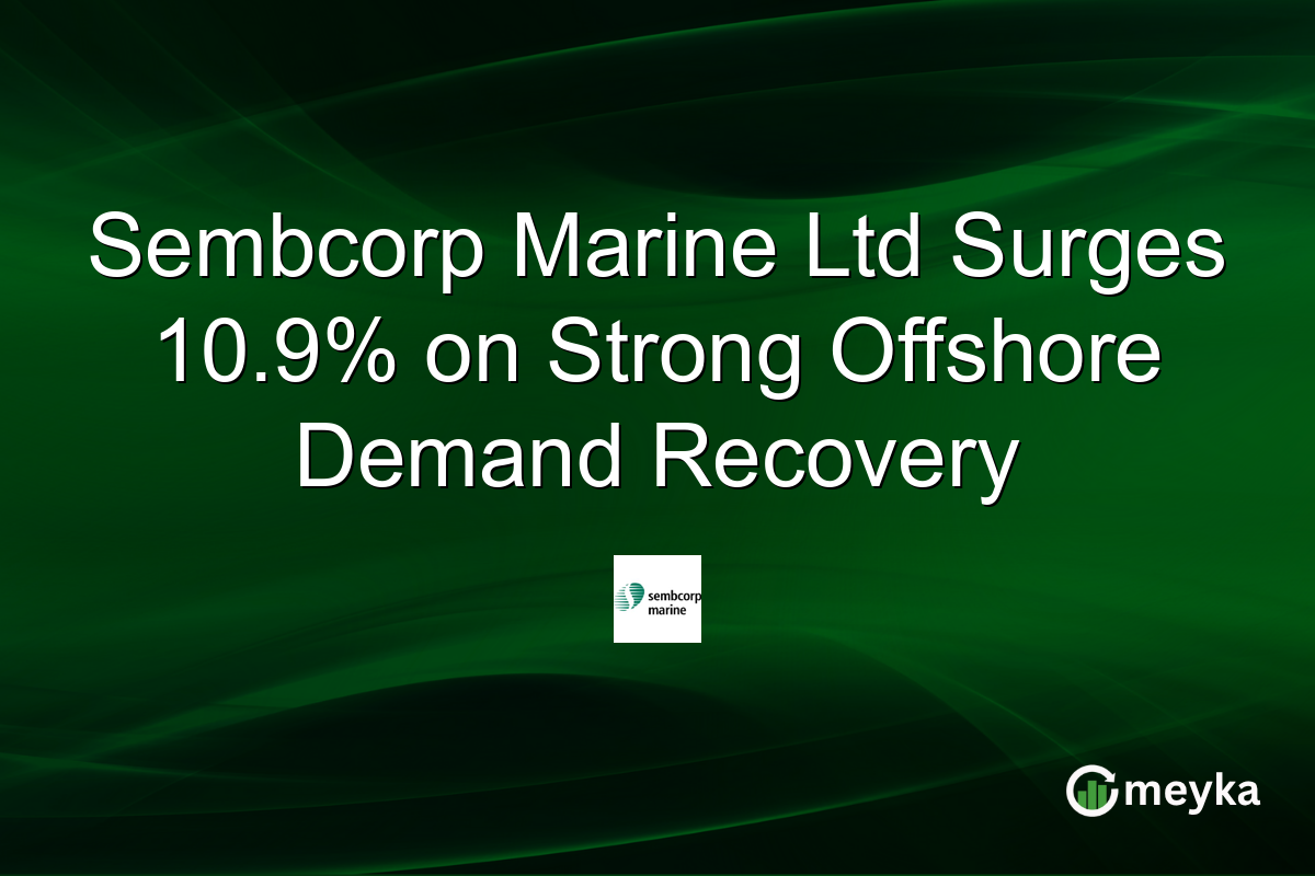 Sembcorp Marine Ltd Surges 10.9% on Strong Offshore Demand Recovery